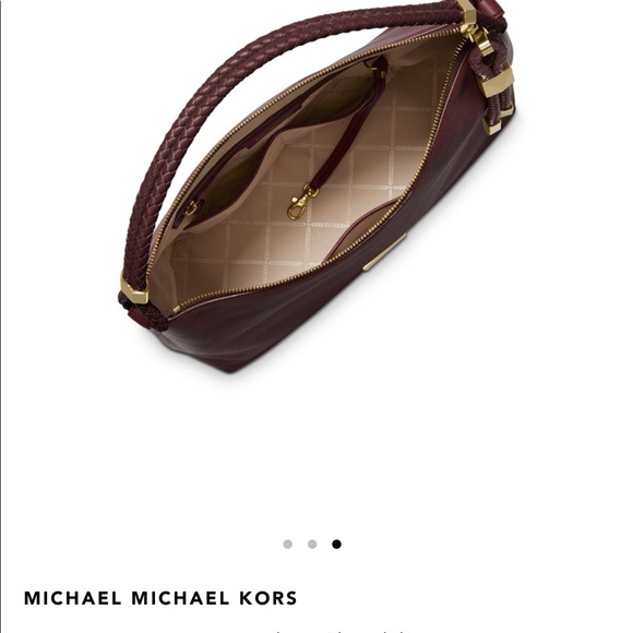 Michael Kors Large Leather Shoulder Bag - Picture 3 of 4